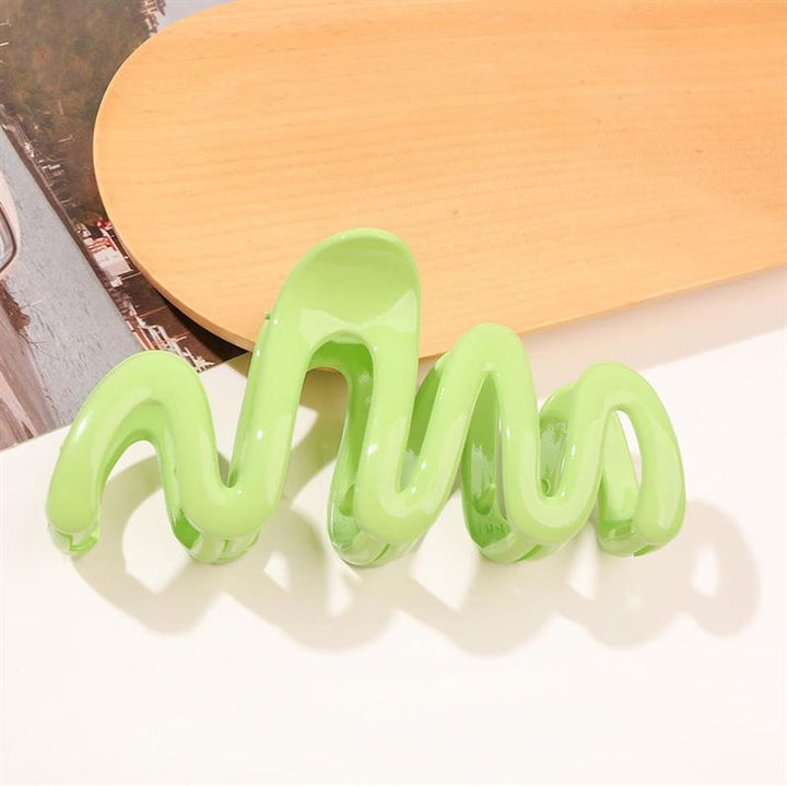 SOHO Malik Hair Claw - Green - Hair Accessories