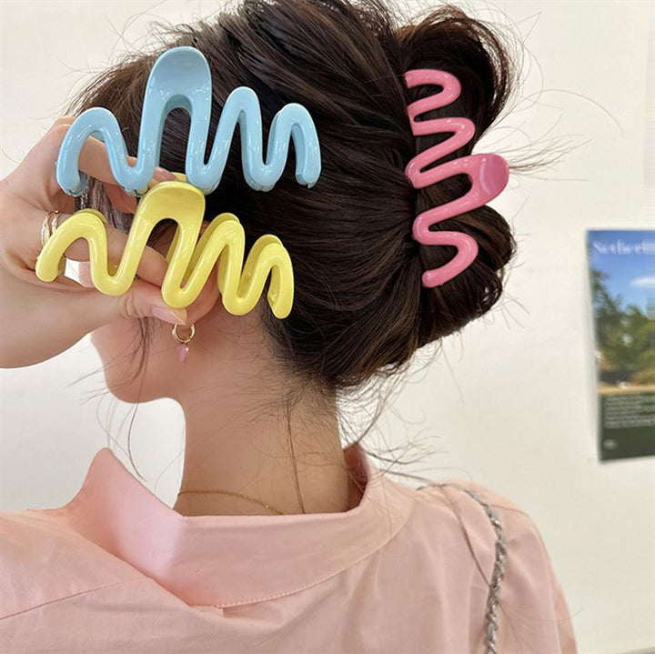 SOHO Malik Hair Claw - Green - Hair Accessories