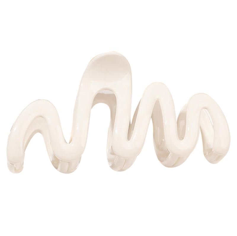 SOHO Malik Hair Claw - White - Hair Accessories