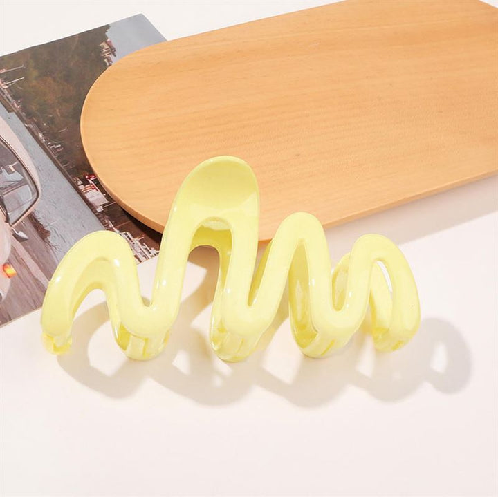 SOHO Malik Hair Claw - Yellow - Hair Accessories