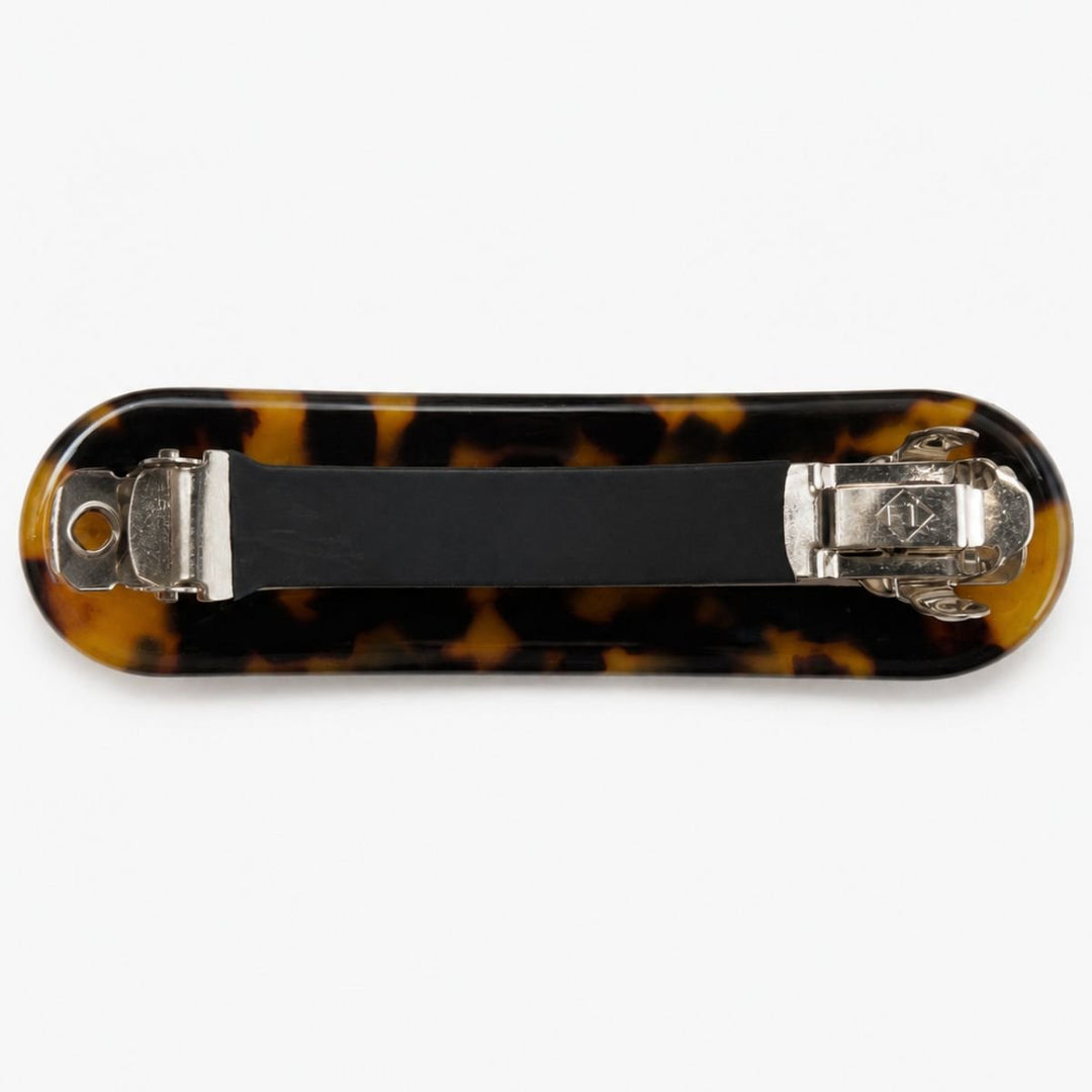 SOHO Mila Barrette Hair Clip - Dark Tortoise - Hair Clip & Barettes - SOHO