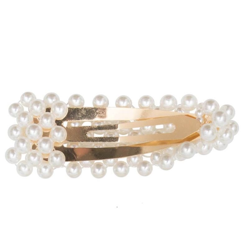 SOHO Mila hair clip with pearls, gold - No 6271 - | Fashiongirl