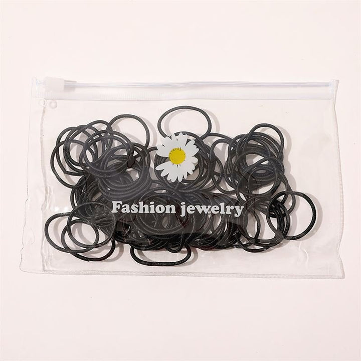 SOHO Nina Hair elastics - Black - Hair Accessories | Fashiongirl