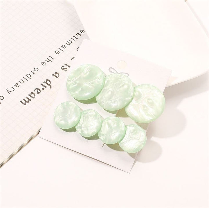 SOHO Opal Hair clips - Green - | Fashiongirl