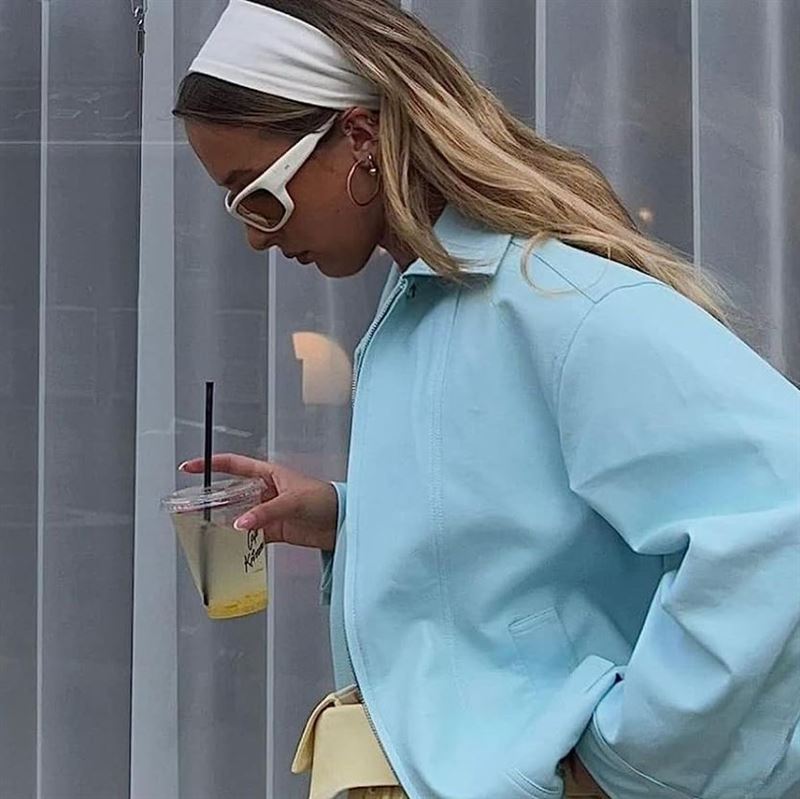 SOHO Reese Hairband - Light grey - | Fashiongirl