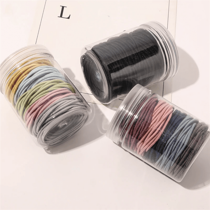 SOHO Remi Hair elastics 50 pcs - Black - Hair Accessories