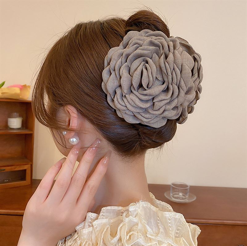 SOHO Rosabel Hair Claw - Khaki - Hair Accessories