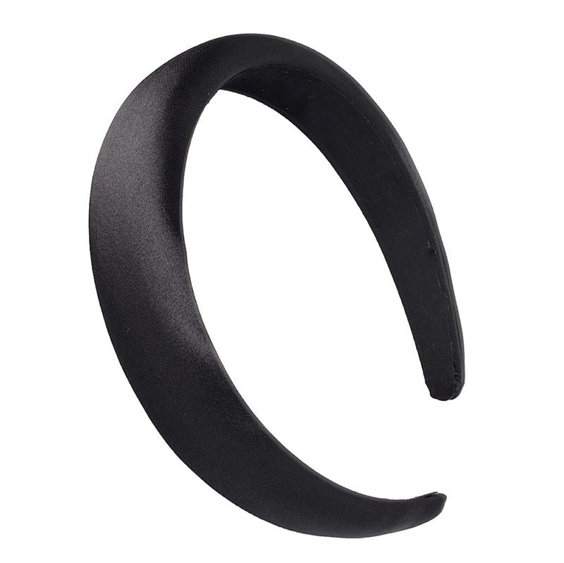 SOHO Satin Headband - Black - Hair Accessories | Fashiongirl