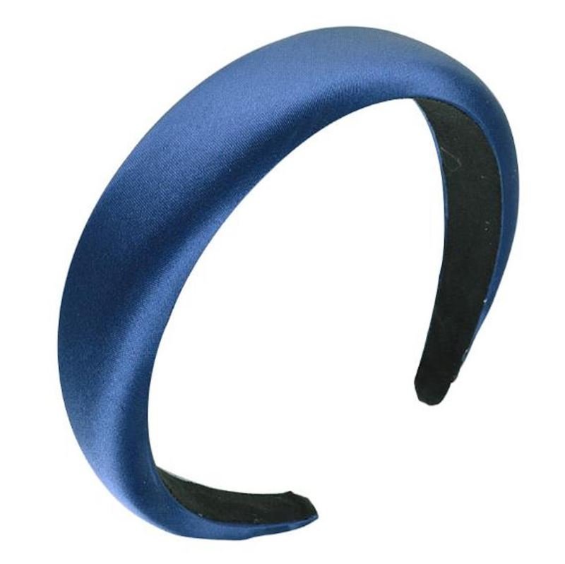SOHO Satin-Stirnband – Dunkelblau – Haaraccessoires