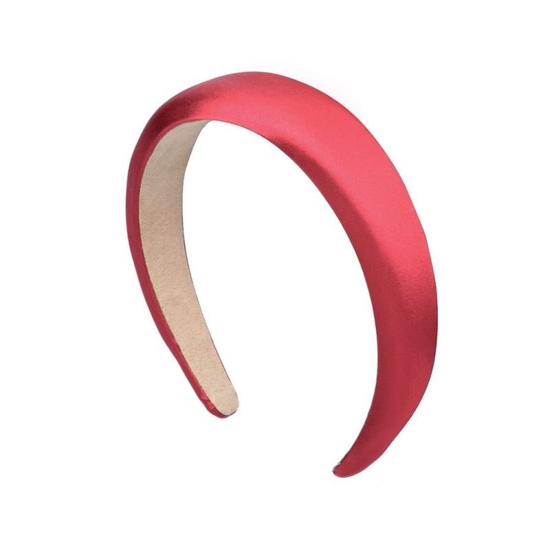 SOHO Satin Headband - Red - Hair Accessories