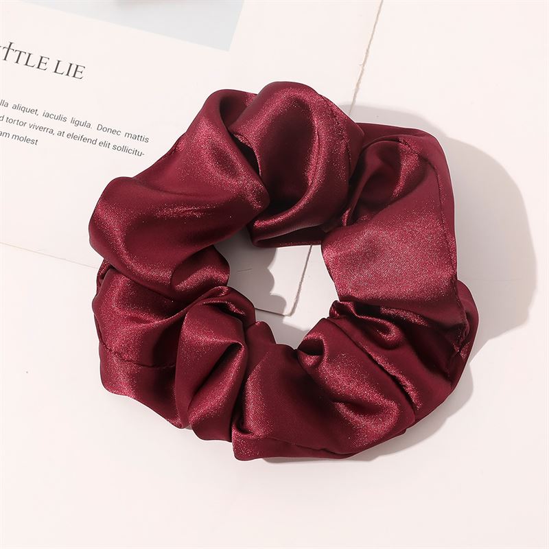 SOHO Satin Scrunchie - Cherry - Hair Accessories