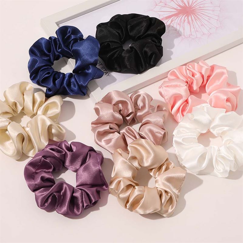 SOHO Satin Scrunchie - Cherry - Hair Accessories