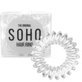 SOHO Spiral-Haarbänder – Transparent (3 Stück) – Haaraccessoires | Fashiongirl