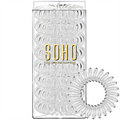 SOHO Spiral-Haarbänder, kristallklar – 8 Stück – Haaraccessoires | Fashiongirl