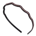 SOHO Wave Diamond Stirnband – Rosa – Haaraccessoires