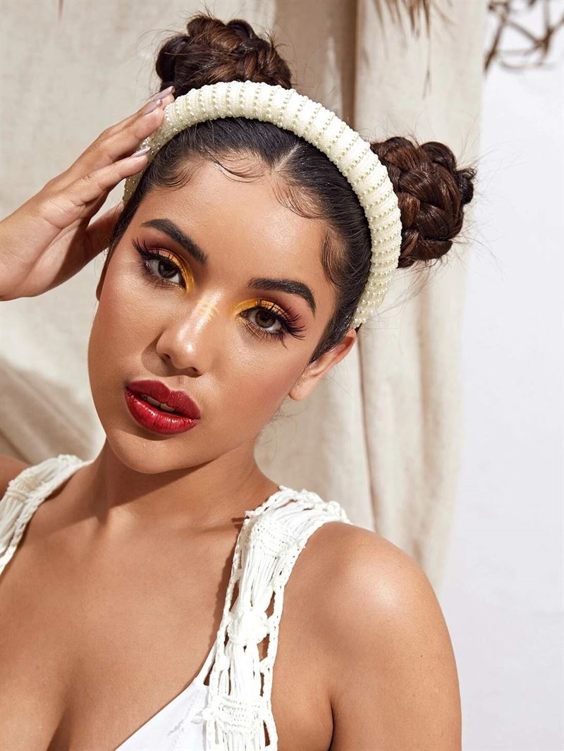 SOHO Wide Headband with pearls - Hair Accessories