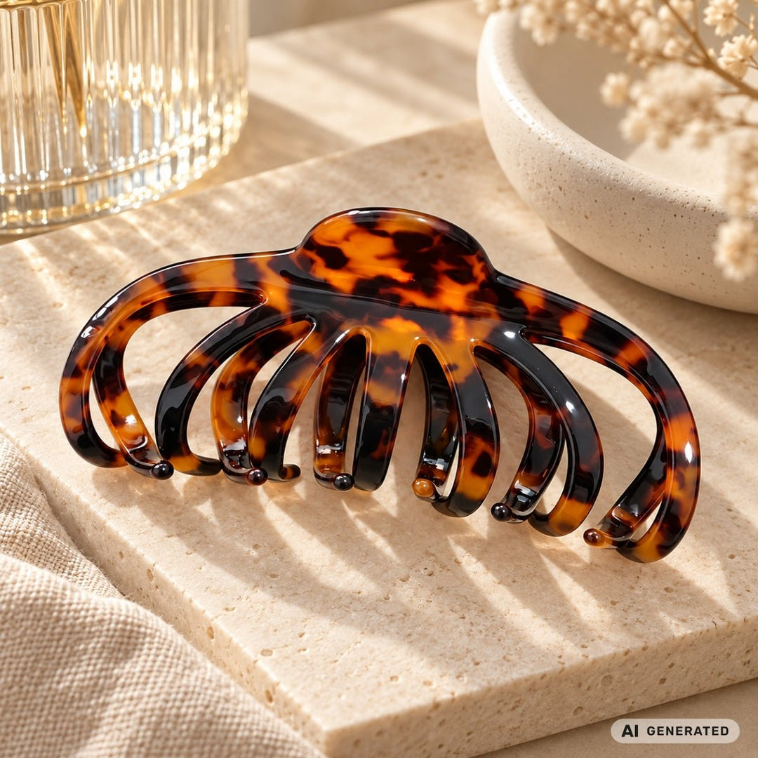 SOHO Winona Large Hair Claw - Tortoise – image 4