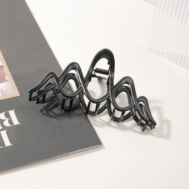 SOHO Ziv Hair Claw - Black - Hair Accessories