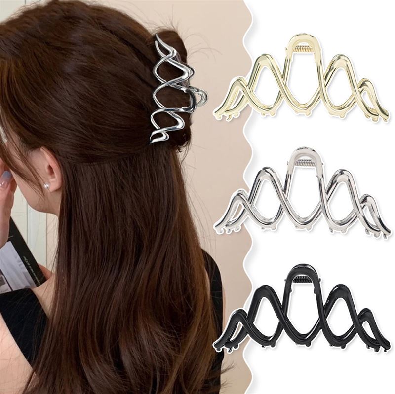 SOHO Ziv Hair Claw - Black - Hair Accessories