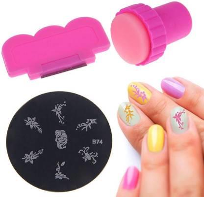 Stamping nail art stencils mini - Create beautiful patterns on your nails - | Fashiongirl