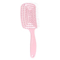 TBC Detangling Hair Brush – Wet & Dry Hollow Brush – Pink – Haarstyling-Werkzeug
