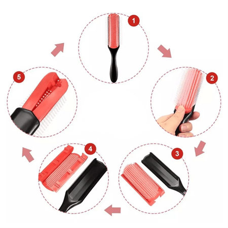 TBC Nylon Hair Brush for curly hair - Small - Hair Styling tool