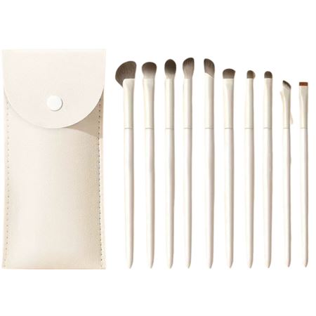 UNIQ Technique PRO Rose Lens Lidschattenpinsel-Set mit Aufbewahrungsbox (5-teilig)