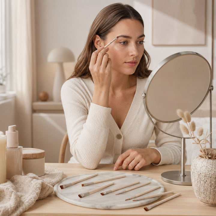 Technique PRO Flick Eyeliner, Brow & Detail Makeup Brush Set (9 Pcs) - Brush sets - Technique PRO