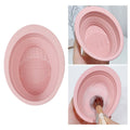 Technique PRO Foldable Silicone Makeup Brush Cleaner Bowl - Nude Rose - Hair Accessories