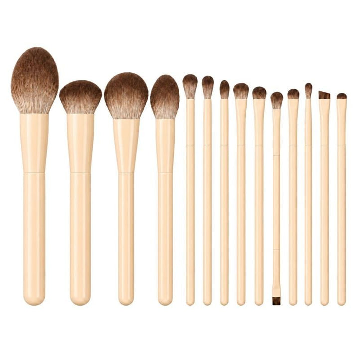 Technique PRO Vanilla Makeup Brush Set - 14 Pieces - Brush sets - Technique PRO