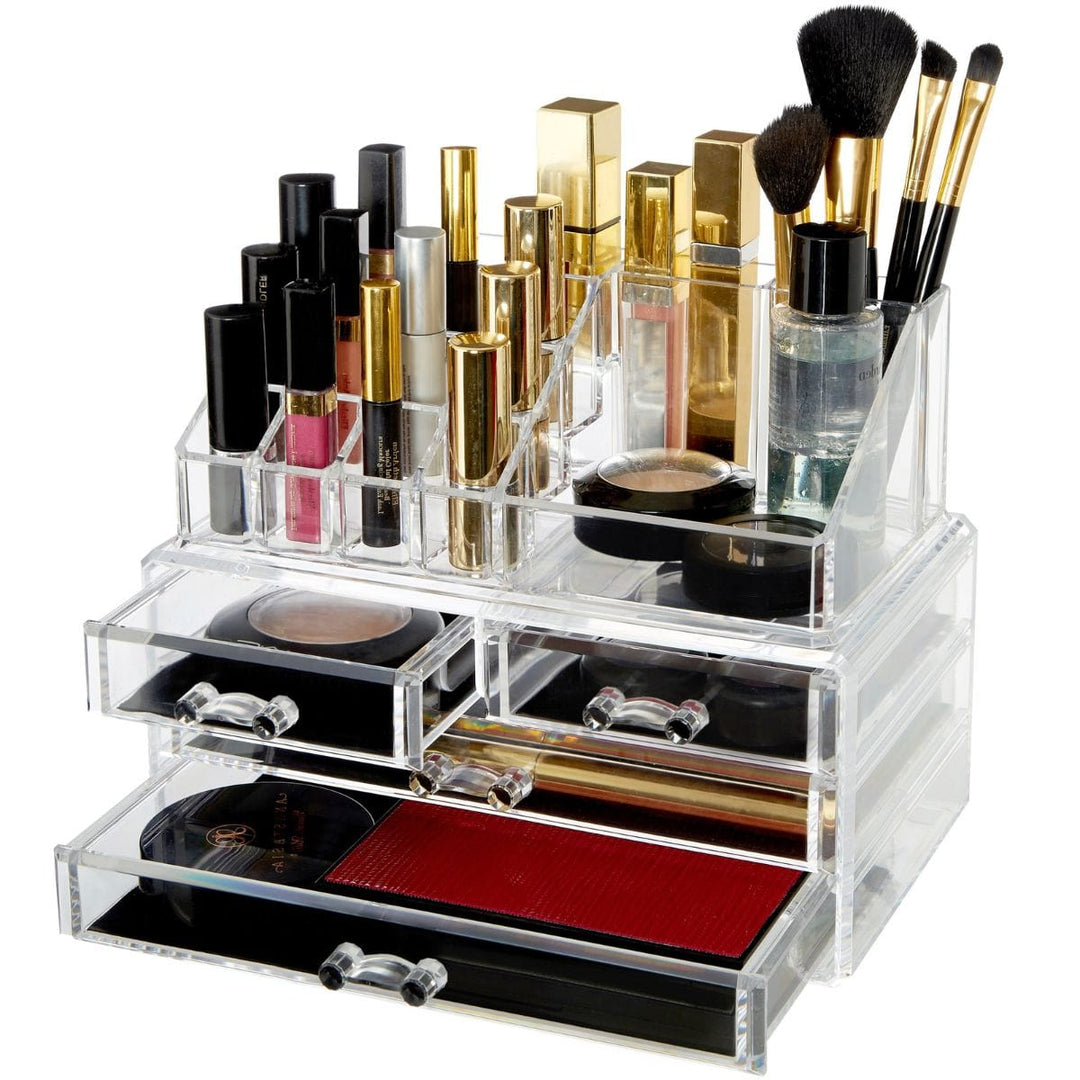 UNIQ Acryl-Schmuck-/Make-up-Organizer mit 4 Schubladen – SF 1155 – Organizer – UNIQ