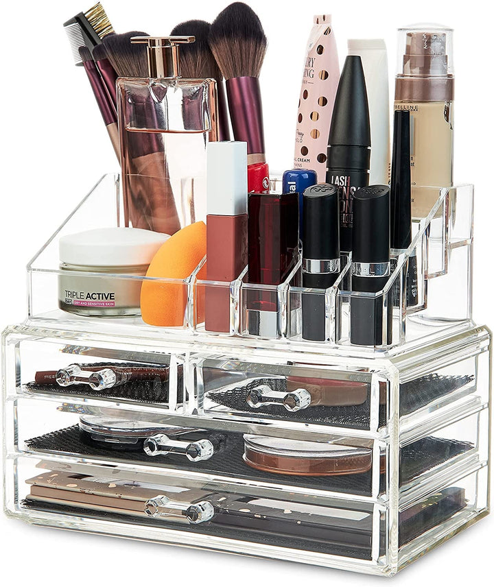 UNIQ Acryl-Schmuck-/Make-up-Organizer mit 4 Schubladen – SF 1155 – Organizer – UNIQ
