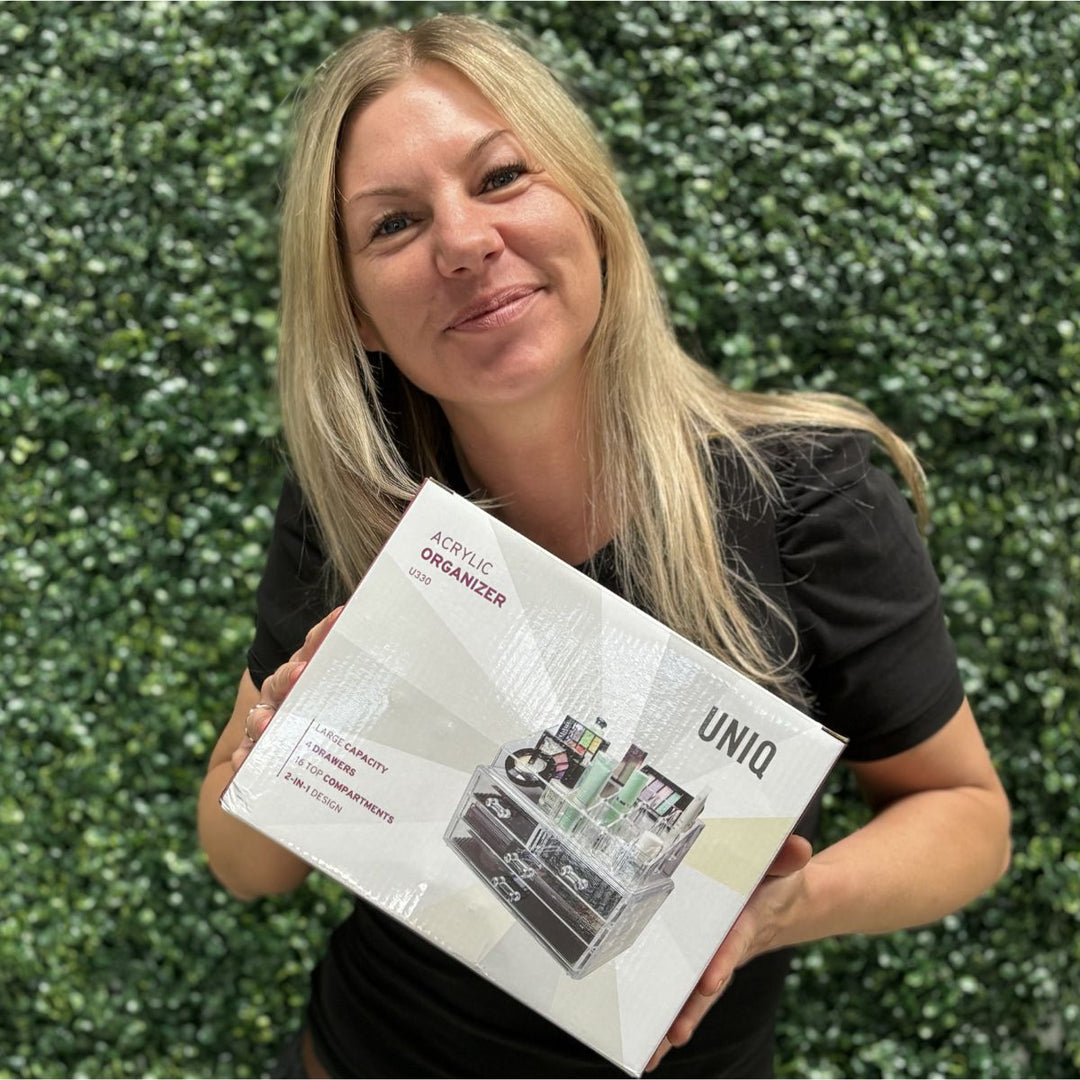 UNIQ Acryl-Schmuck-/Make-up-Organizer mit 4 Schubladen – SF 1155 – Organizer – UNIQ