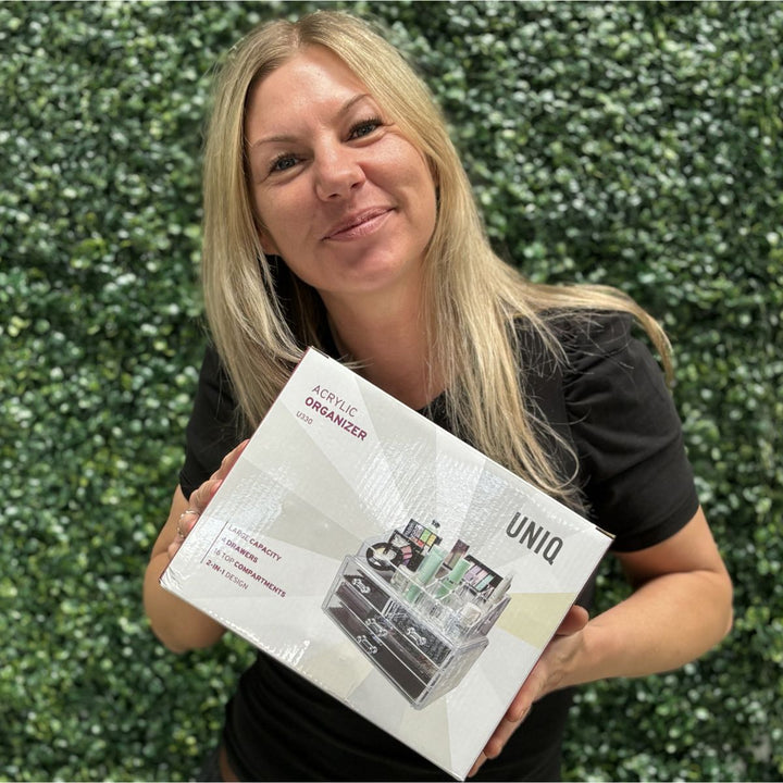 UNIQ Acryl-Schmuck-/Make-up-Organizer mit 4 Schubladen – SF 1155 – Organizer – UNIQ