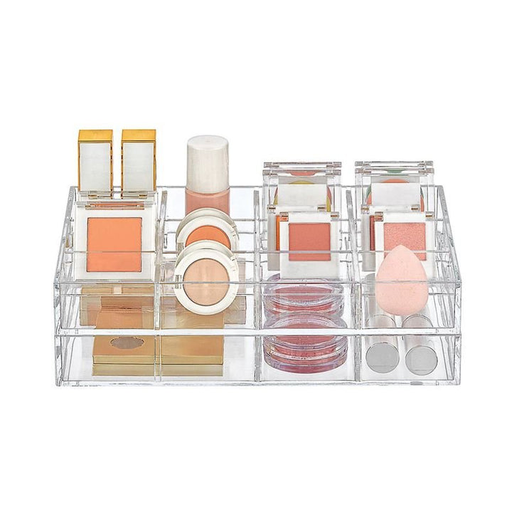 UNIQ Acrylic Organiser / jewellery tray with 12 compartments - Organiser