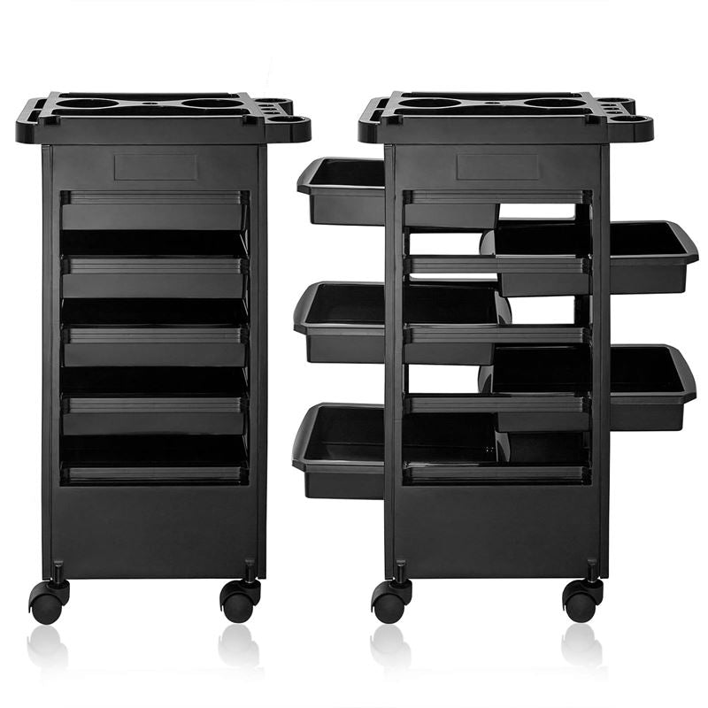 UNIQ Friseuraufbewahrungswagen / Rolltisch – Schwarz – | Fashiongirl