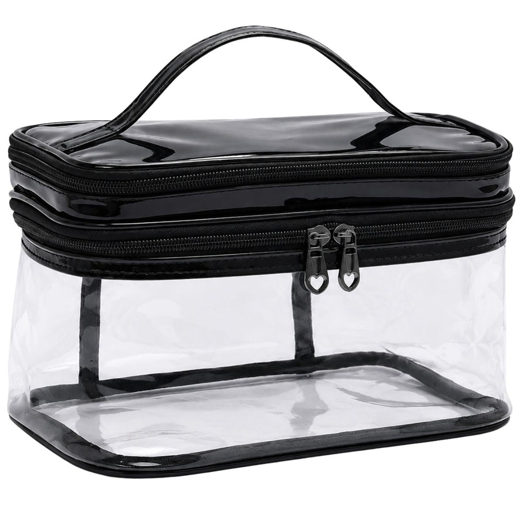 UNIQ Hubbel Clear Toiletry Bag Travel Makeup Bag - Black – image 7