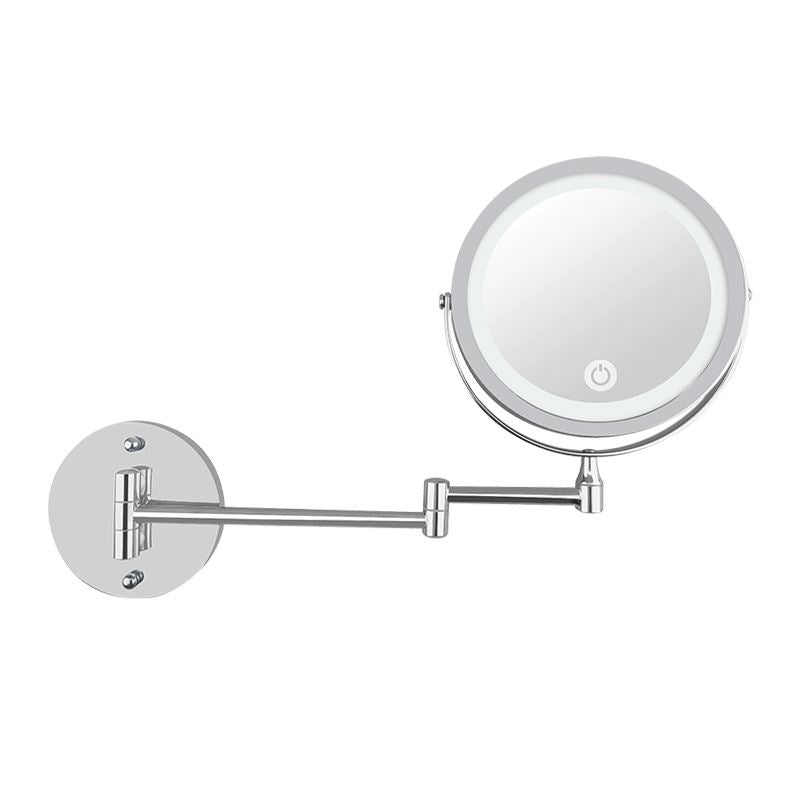 UNIQ LED wall - mounted LED cosmetic mirror with articulated arm 5x magnification - | Fashiongirl