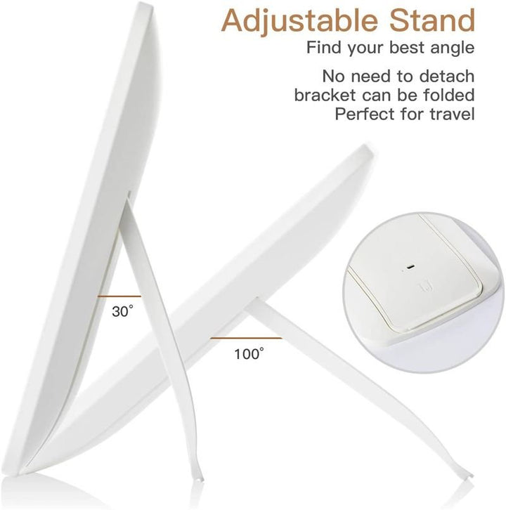 UNIQ Makeup Mirror with adjustable touch LED light - white - | Fashiongirl