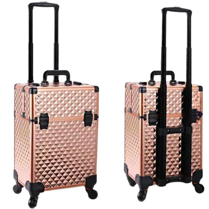 UNIQ Makeup Trolley - Aluminium, Rose Gold - | Fashiongirl