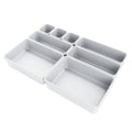 UNIQ Multi-Schubladen-Organizer-Set mit 8 Boxen – Weiß – | Fashiongirl