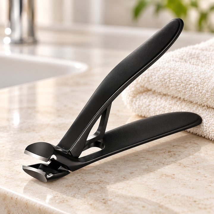 UNIQ Nail Clipper with Slanted Head and Long Handle - Black – image 8