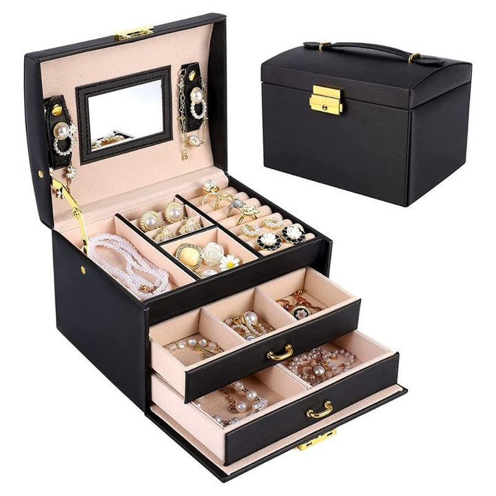 UNIQ Nellia Jewellery Box - Black - Jewelry Box