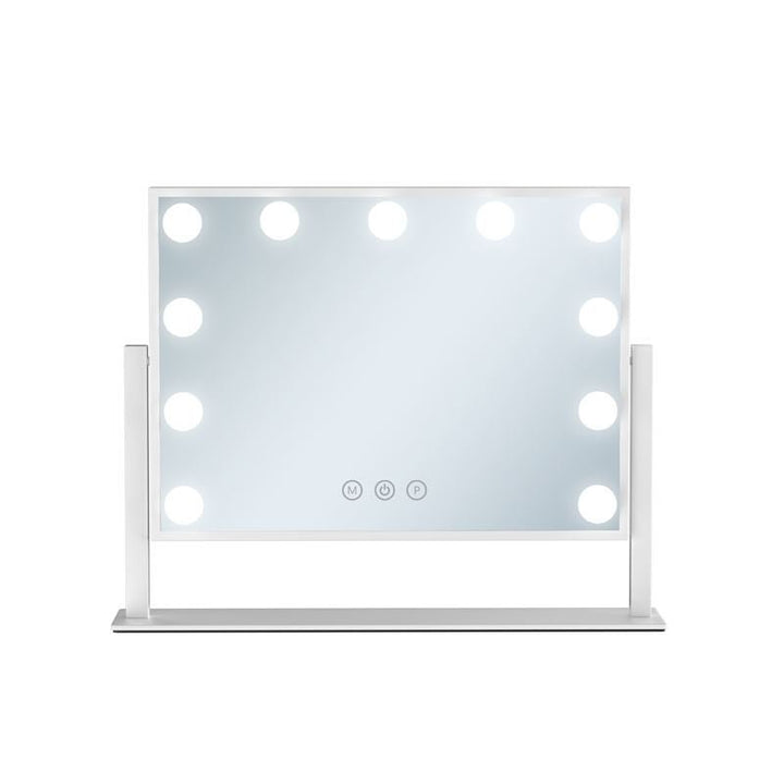 UNIQ Paris Make - up mirror with 11 LED bulbs - White - | Fashiongirl