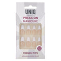 UNIQ Press-On-Nägel mit Kleber – French Tips – | Fashiongirl