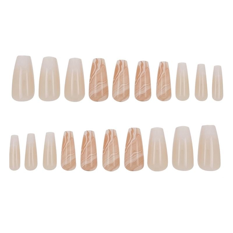 UNIQ Press On Nails with Glue - Nude Vogue - | Fashiongirl