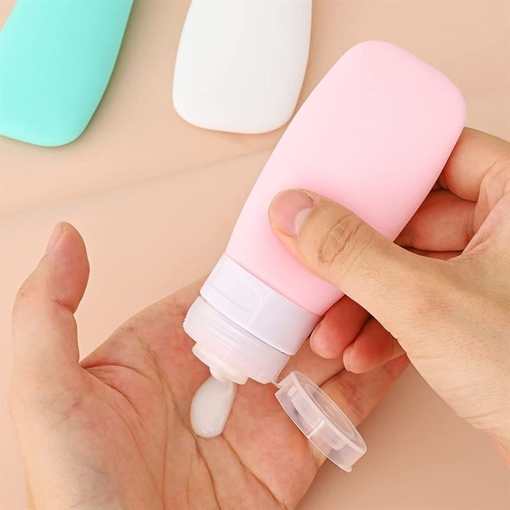 UNIQ Wiederverwendbare Silikon-Reiseflaschen – 4 Tuben (60 ml) – | Fashiongirl