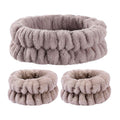 UNIQ Spa Blush Haarband und Armband – Grau – | Fashiongirl