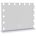 UNIQ XL Hollywood Vanity Mirror with 15 LED bulbs and touch function - White - Mirror