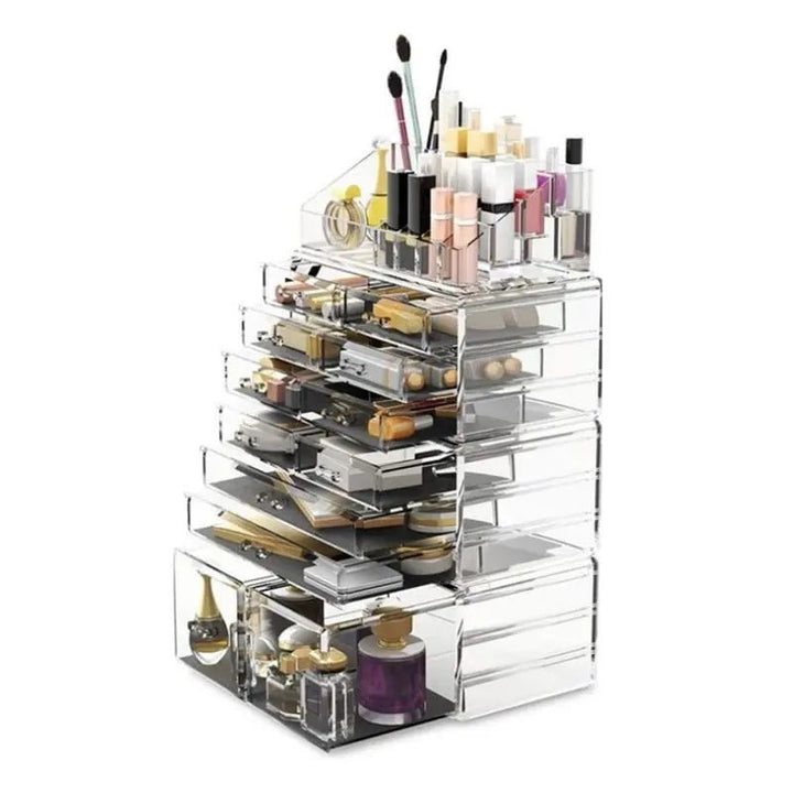 UNIQ XXL Organiser with 12 drawers and 16 compartments - Transparent - Organiser